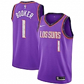 Suns 1 Devin Booker Purple 2018 19 City Edition Nike Swingman Jersey Dzhi,baseball caps,new era cap wholesale,wholesale hats